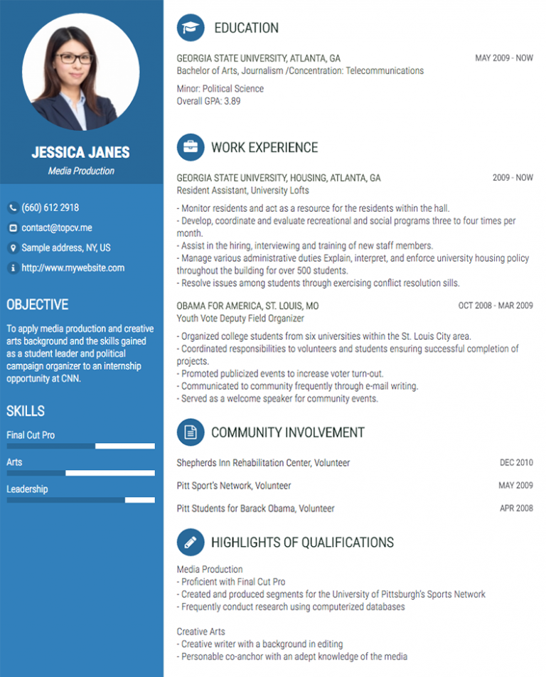 online visual cv maker